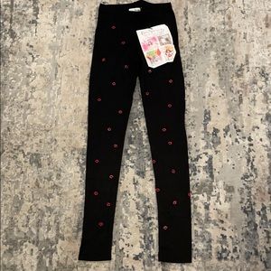 LM Lip Embellishments Leggings New Without tags